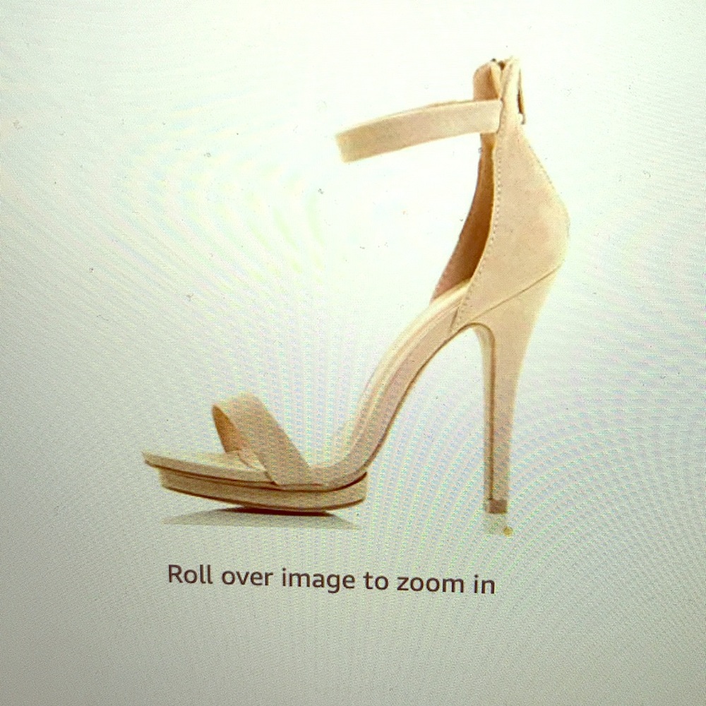 Wild Diva Champagne Colored Heeled Sandals
